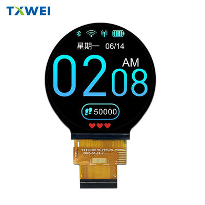 ST7701S RGB 18 বিট ইন্টারফেসের সাথে 480*480 ডট রাউন্ড টিএফটি এলসিডি ডিসপ্লে