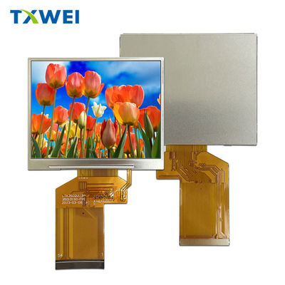 3 ইঞ্চি ট্রান্সলিউসেন্ট এলসিডি ডিসপ্লে 1400cd/m2 RGB ইন্টারফেসের সাথে উজ্জ্বলতা 30 থেকে 80°C স্টোরেজ তাপমাত্রা