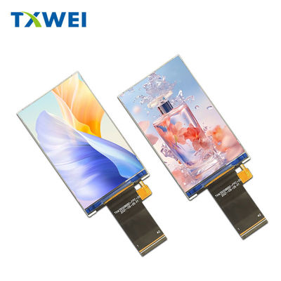3.5 ইঞ্চি হ্যান্ডহেল্ড FRID ডিসপ্লে প্যানেল 480 * 800 RGB 500nits ALL O'CLOCK ভিউ