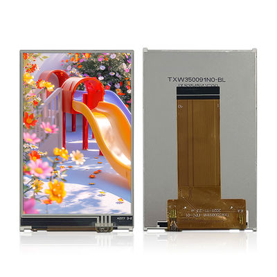 3.5 ইঞ্চি 320*480 ILI9488 RGB ইন্টারফেস 3.5 ইঞ্চি 350nitsTFT LCD ডিসপ্লে প্রতিরোধের সাথে স্পর্শ