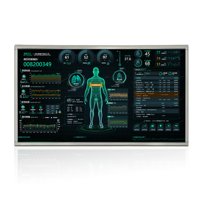 32 ইঞ্চি 1920x1080 উচ্চ উজ্জ্বলতা এলসিডি ডিসপ্লে মডিউল বহিরঙ্গন প্রশস্ত তাপমাত্রা এলভিডিএস ইন্টারফেস